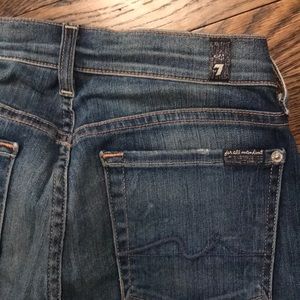 7 For All Mankind Women's Gwenevere Super Skinny Jean – Twinkling Nightfall Wash - View #10